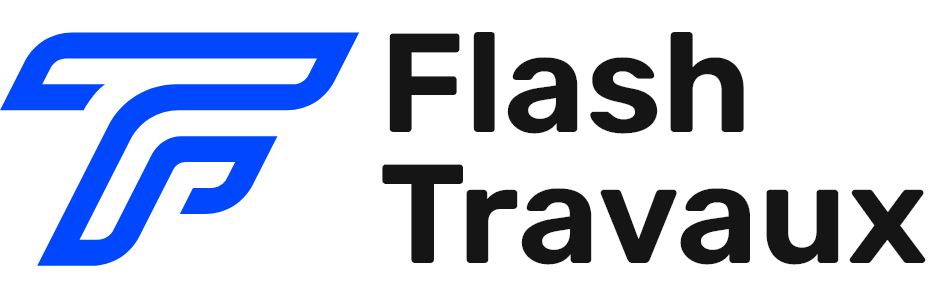 Logo flash travaux